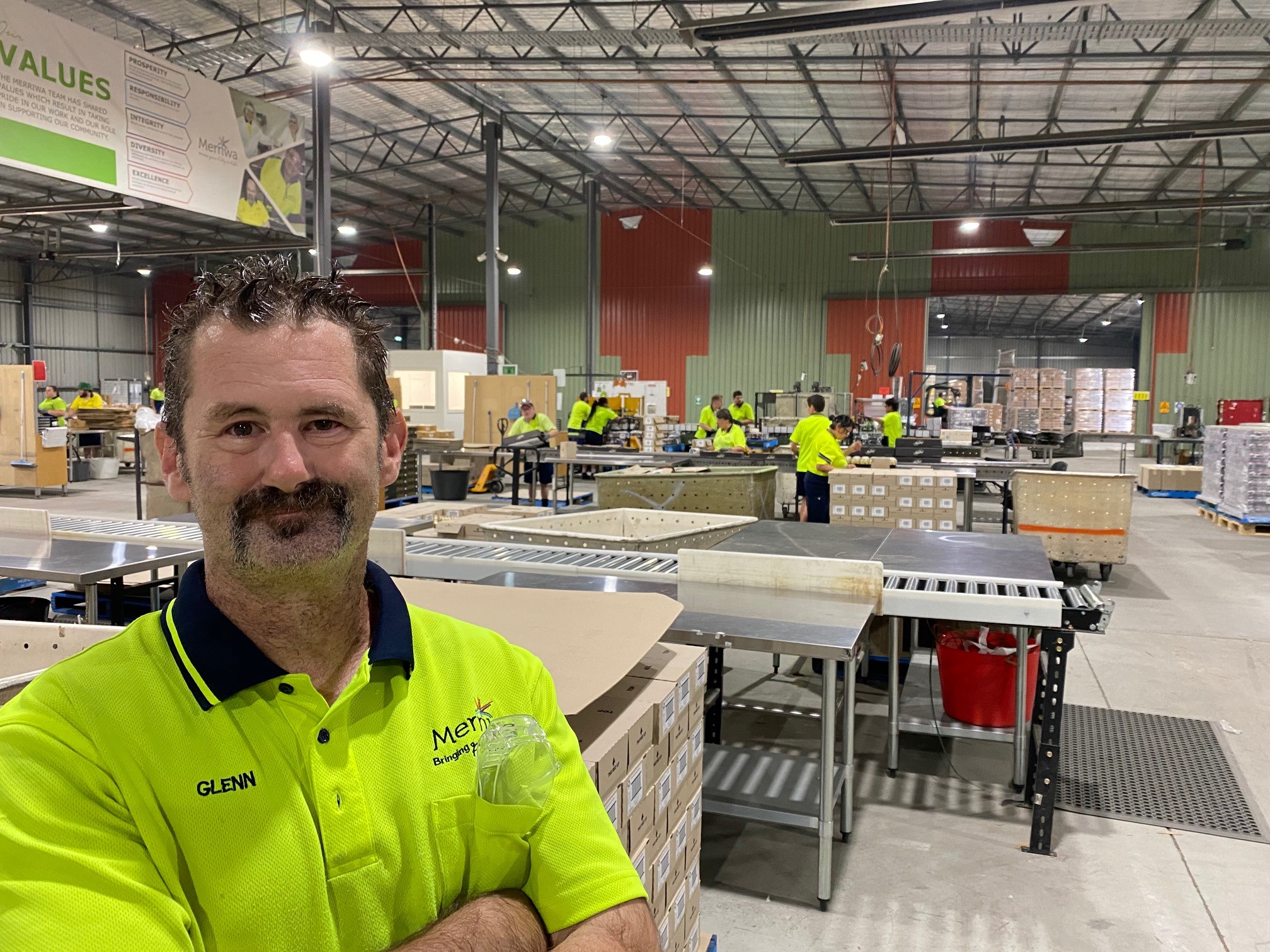 Glenn is a hard working team member at Merriwa